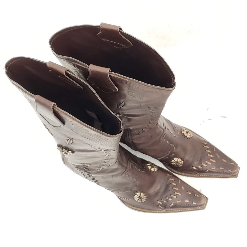 💜💕 BCBGirls Western Boots Size 9B / 39  💕💜 - Picture 4 of 10
